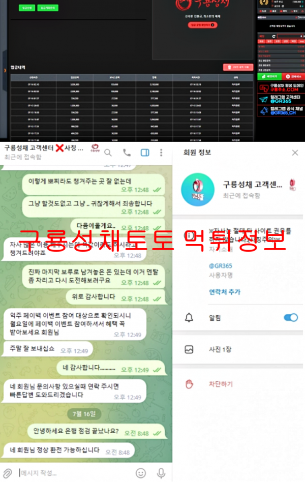 구룡성채토토 먹튀정보