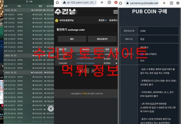 수리남 토토사이트 먹튀 정보